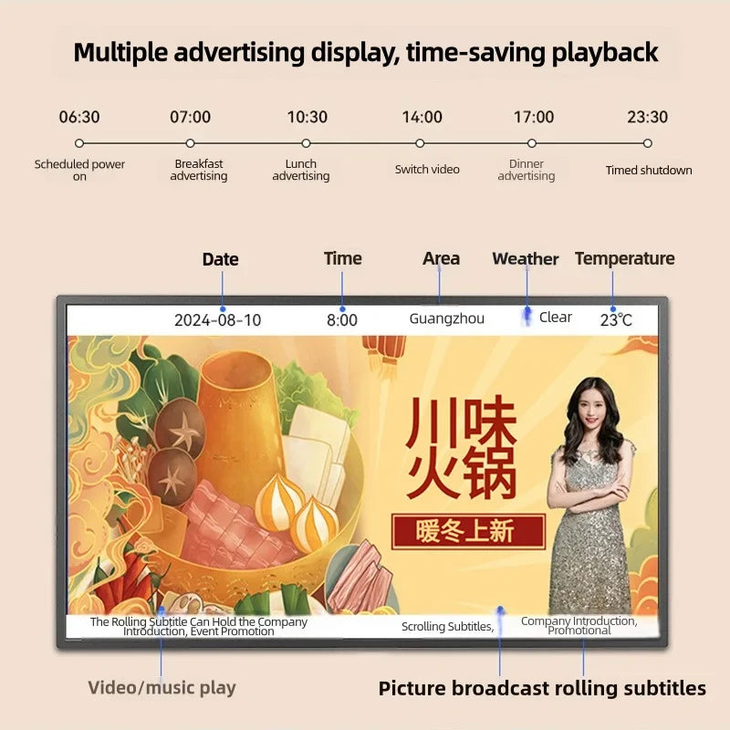 Smart Digital Signage Advertising Player